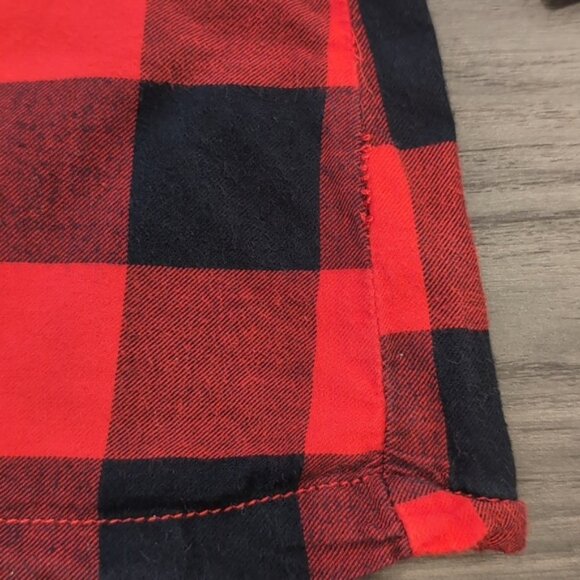 Carters Buffalo Plaid Top Flare Long Sleeve Winter Holiday Christmas - Picture 5 of 10